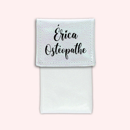 Pochette aimantée Holo Blanc