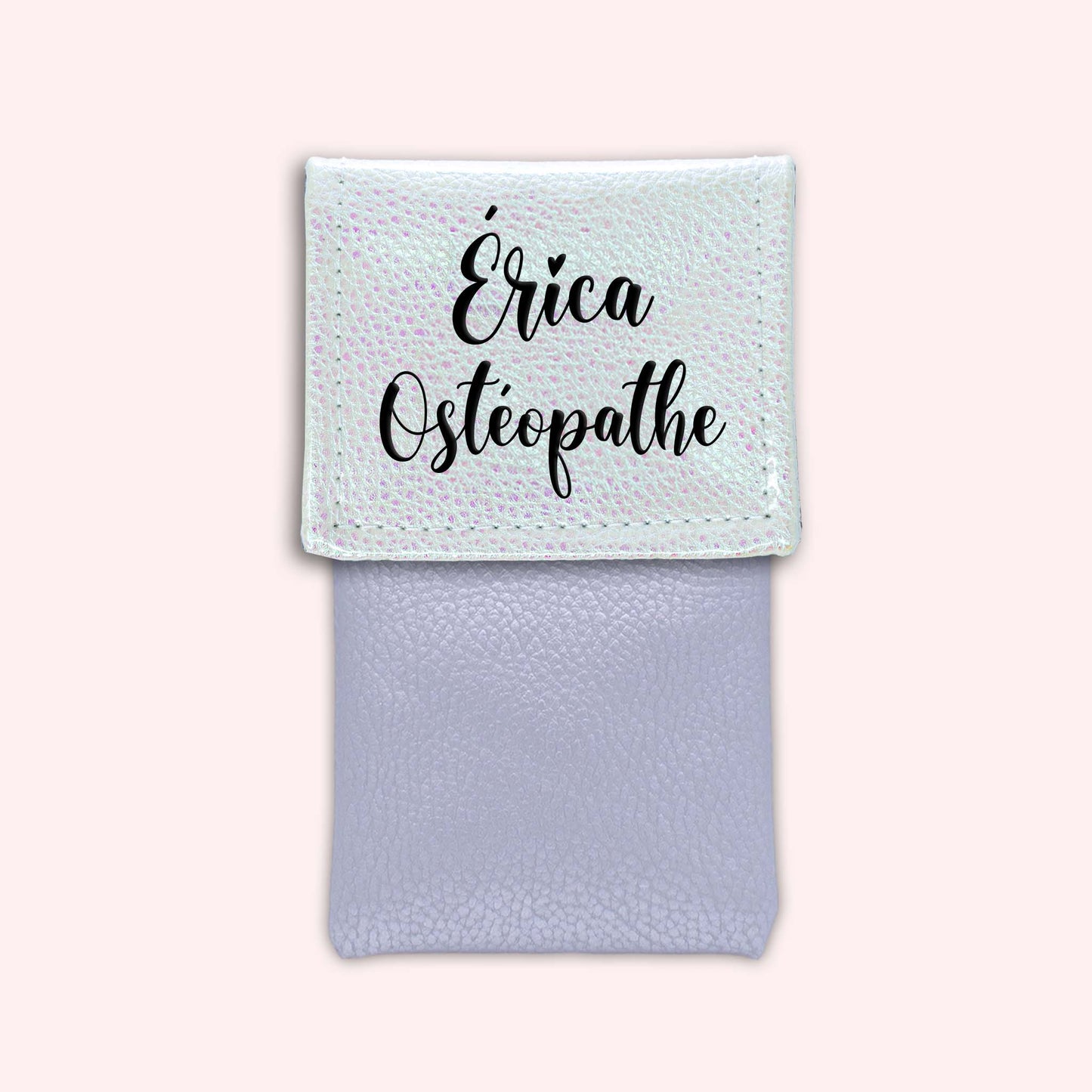 Pochette aimantée Holo Blanc