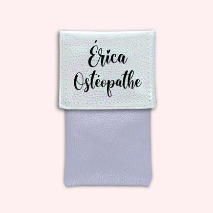 Pochette aimantée Holo Blanc