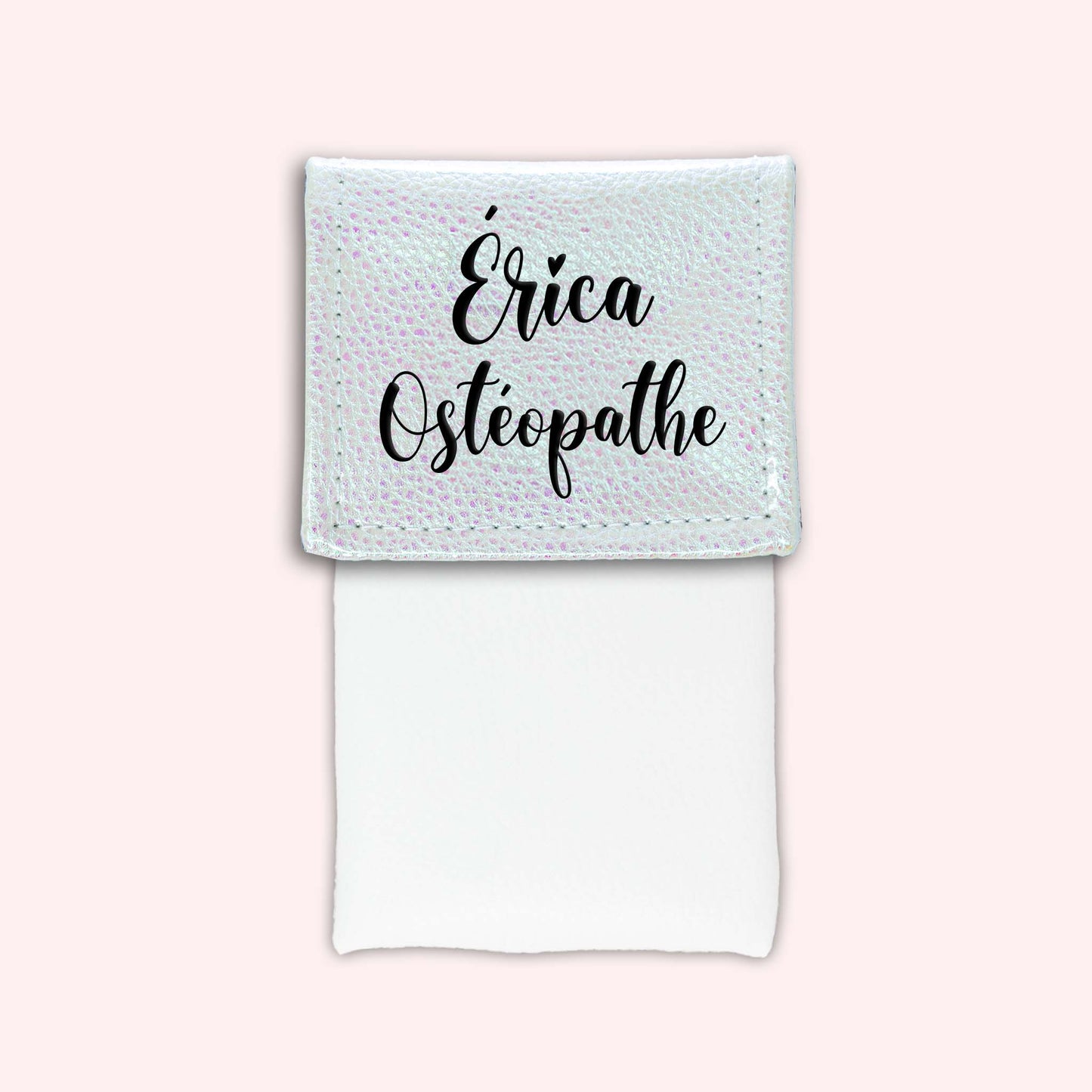 Pochette aimantée Holo Blanc