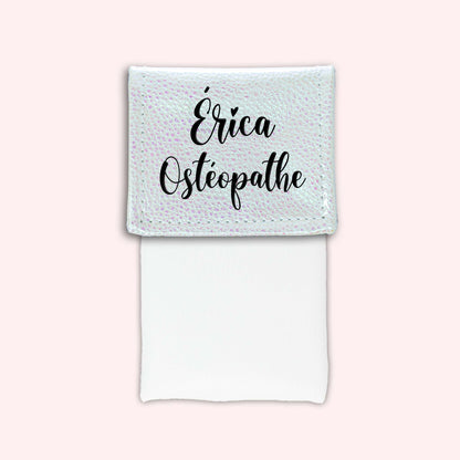 Pochette aimantée Holo Blanc