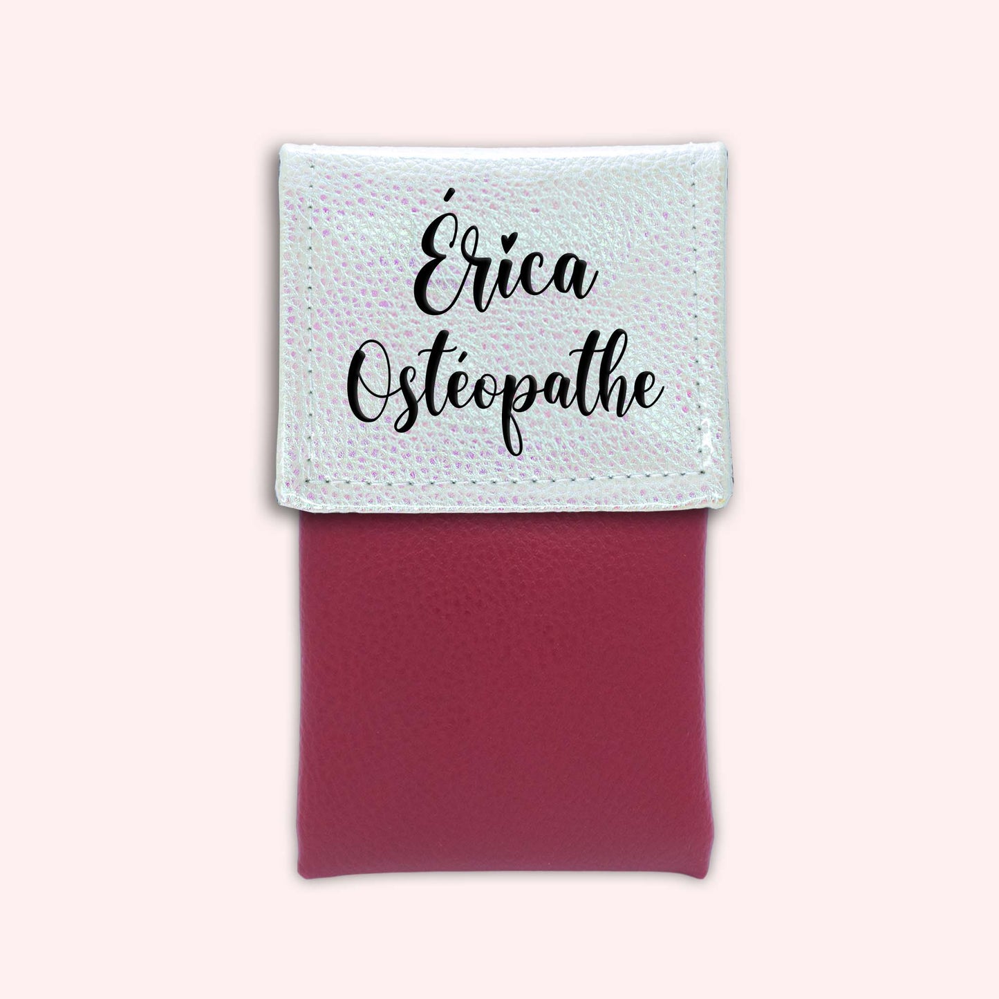 Pochette aimantée Holo Blanc