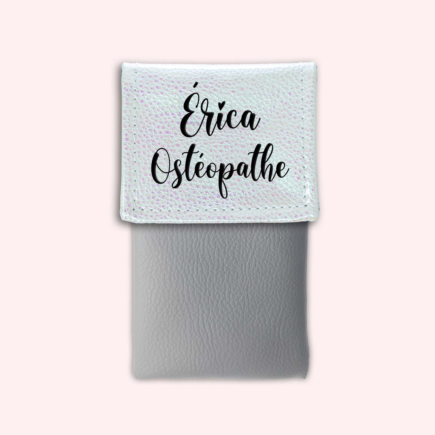 Pochette aimantée Holo Blanc