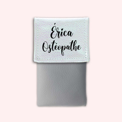Pochette aimantée Holo Blanc