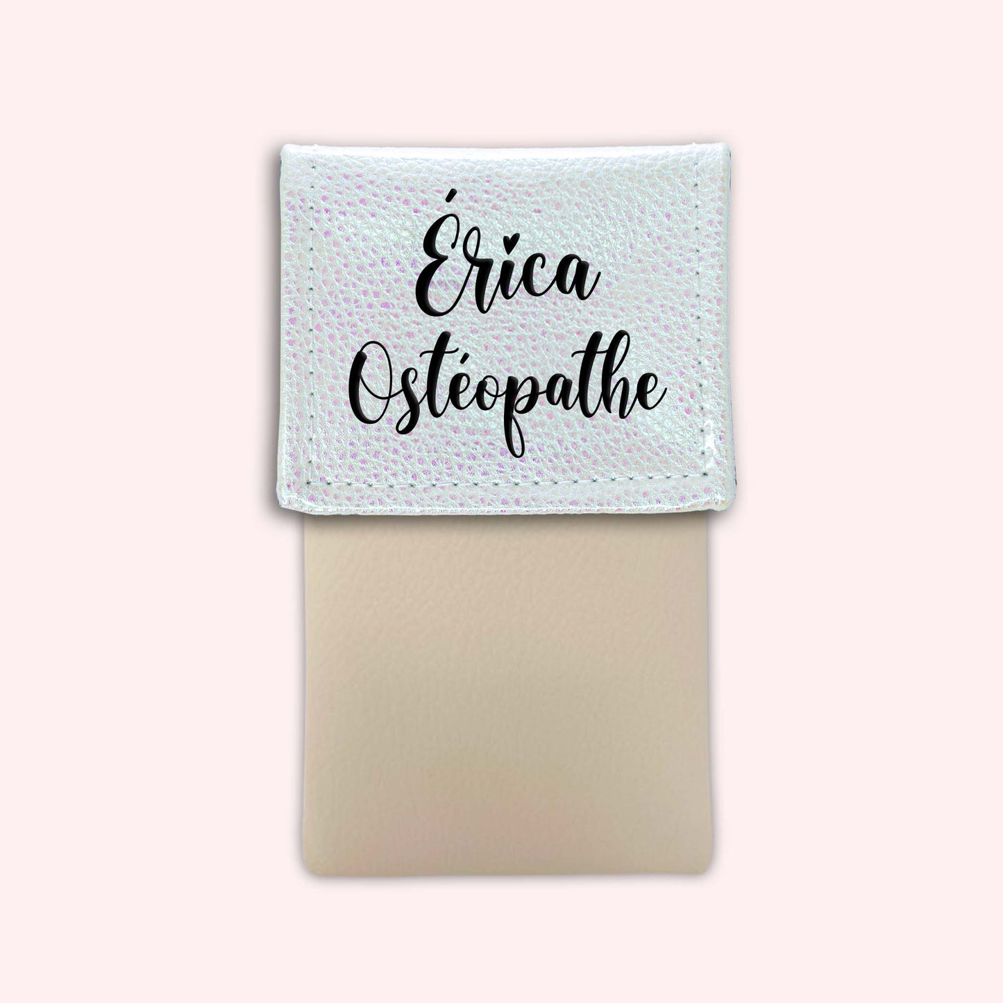 Pochette aimantée Holo Blanc