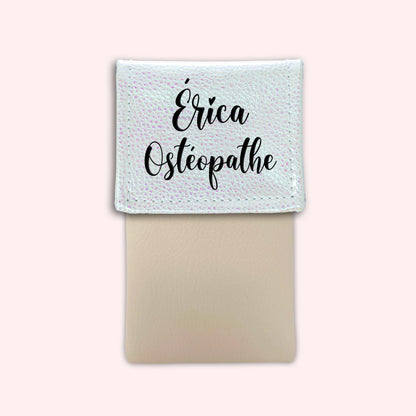 Pochette aimantée Holo Blanc