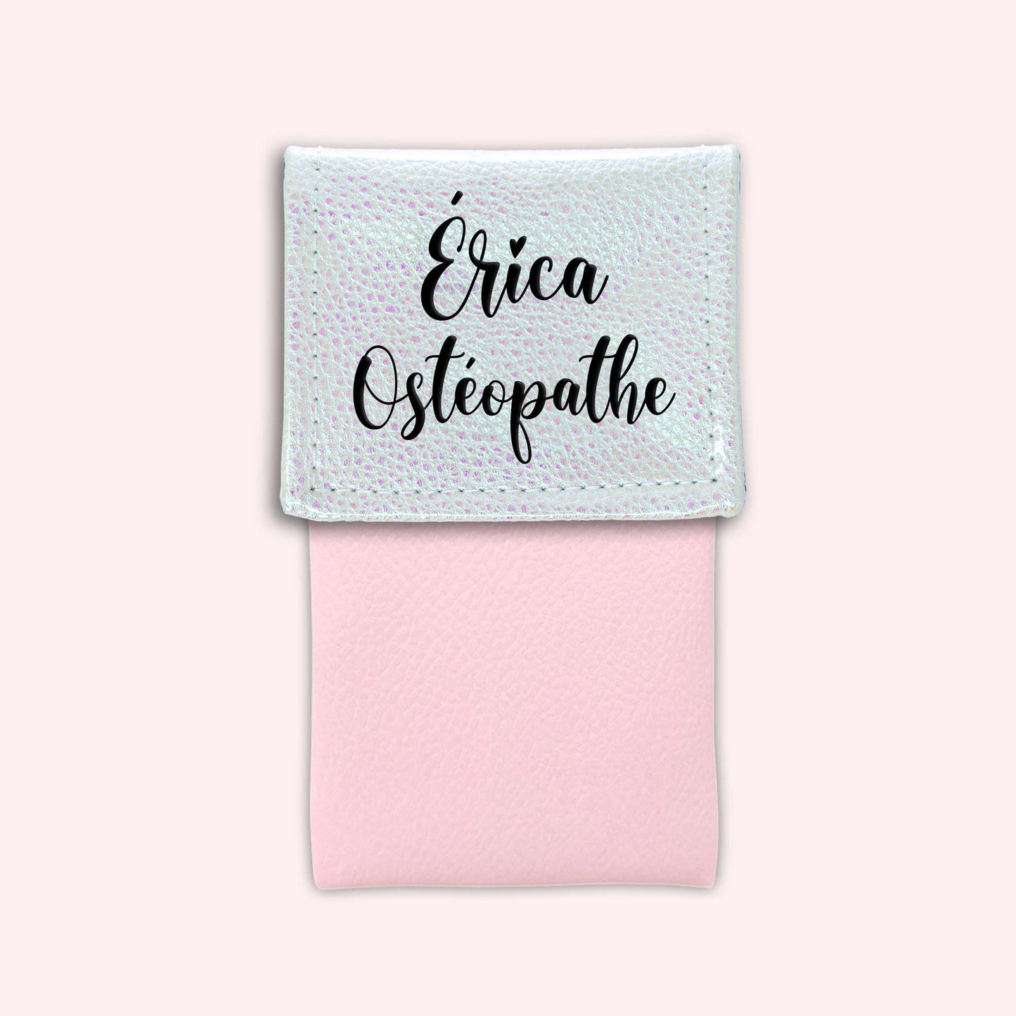 Pochette aimantée Holo Blanc