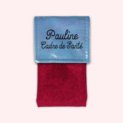 Pochette aimantée Holo Bleu