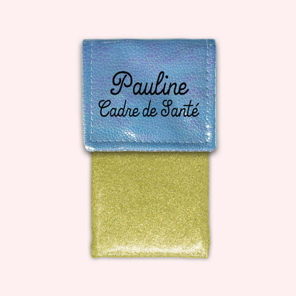 Pochette aimantée Holo Bleu