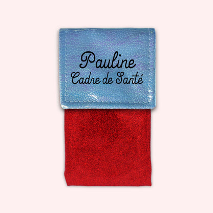 Pochette aimantée Holo Bleu