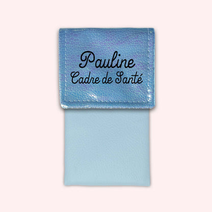 Pochette aimantée Holo Bleu