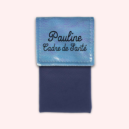 Pochette aimantée Holo Bleu