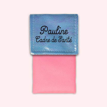 Pochette aimantée Holo Bleu