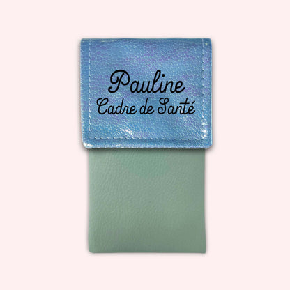 Pochette aimantée Holo Bleu