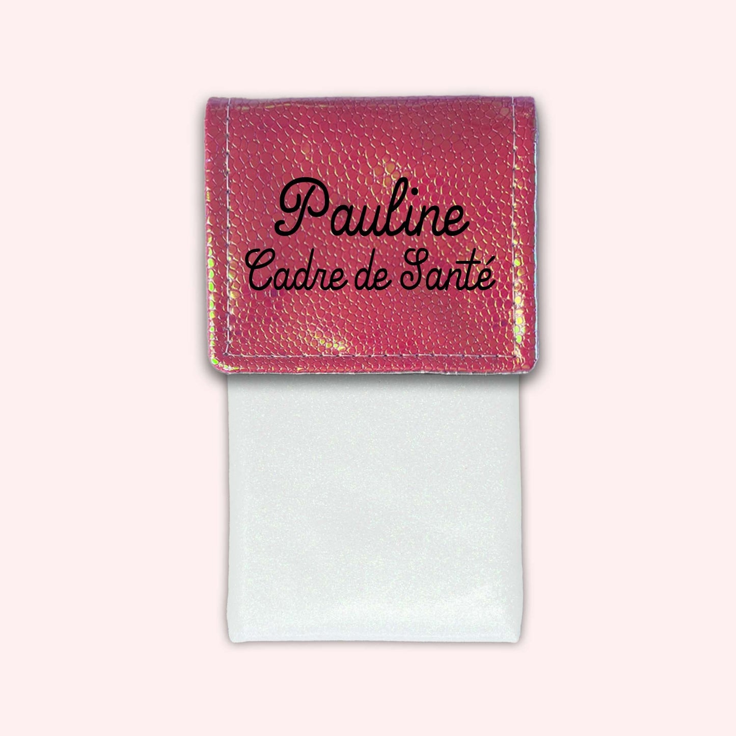 Holo Dark Pink Magnetic Pouch