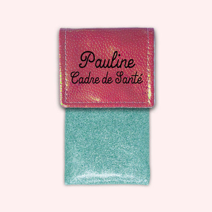 Holo Dark Pink Magnetic Pouch