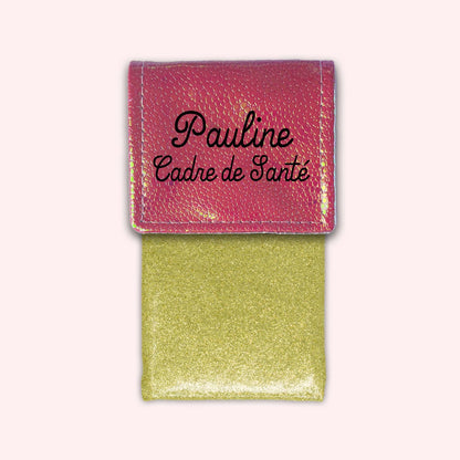 Holo Dark Pink Magnetic Pouch