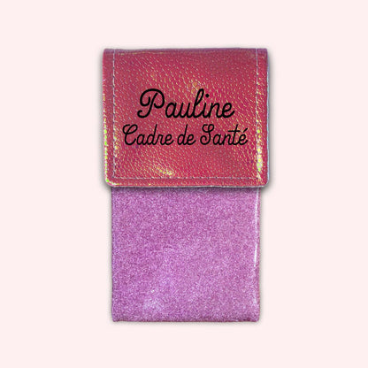 Holo Dark Pink Magnetic Pouch
