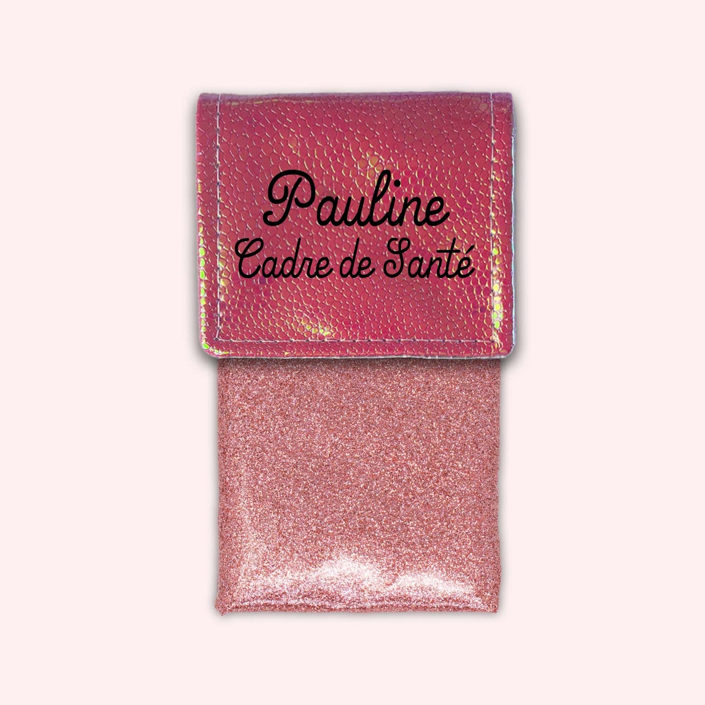 Holo Dark Pink Magnetic Pouch