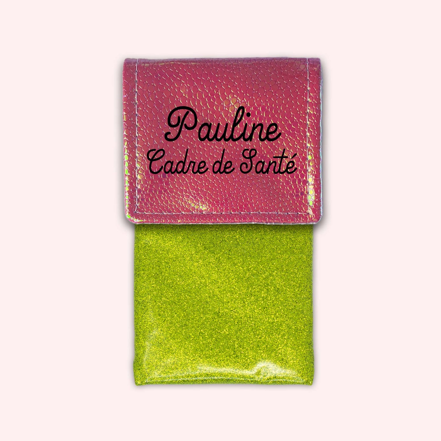 Holo Dark Pink Magnetic Pouch