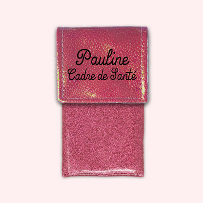 Holo Dark Pink Magnetic Pouch