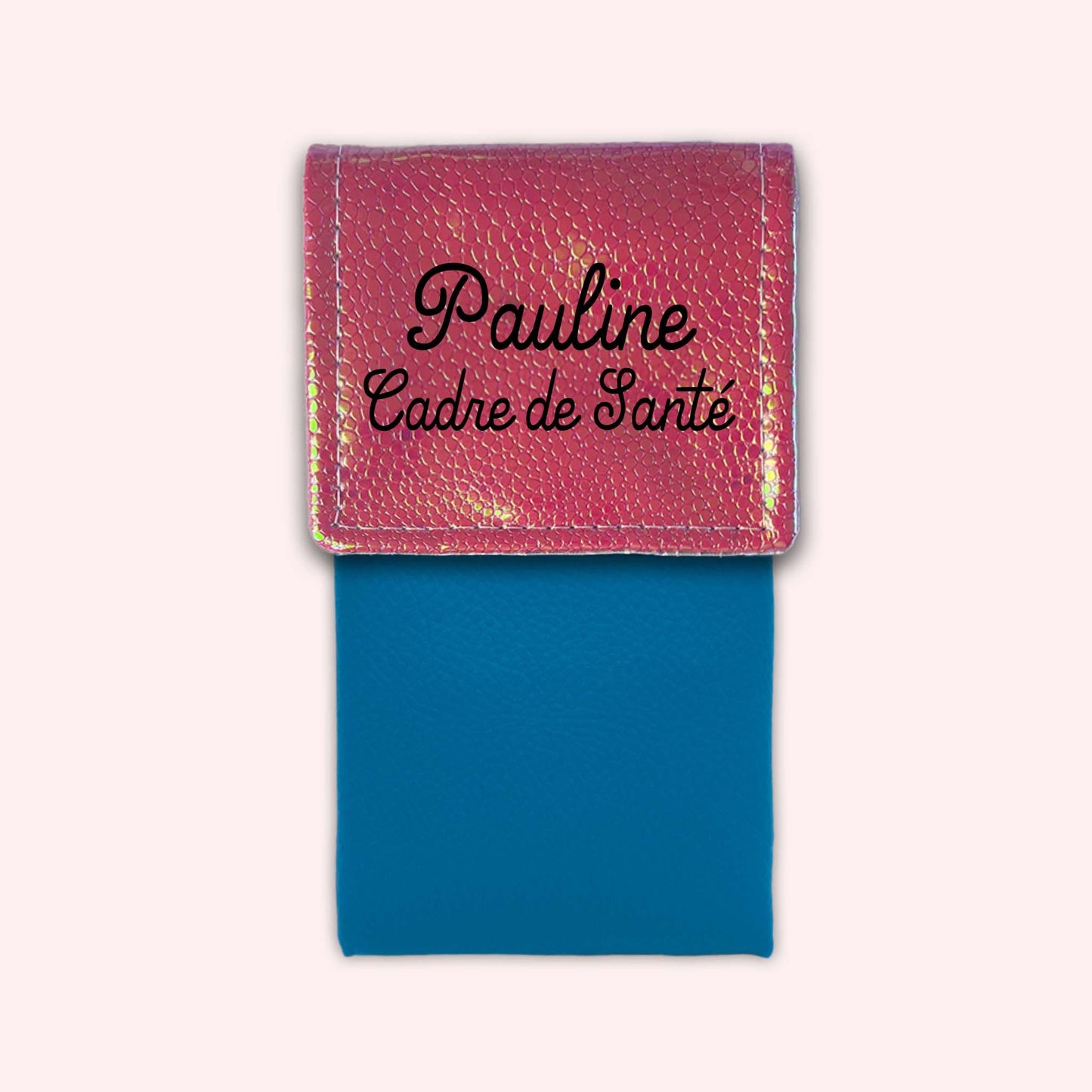 Holo Dark Pink Magnetic Pouch