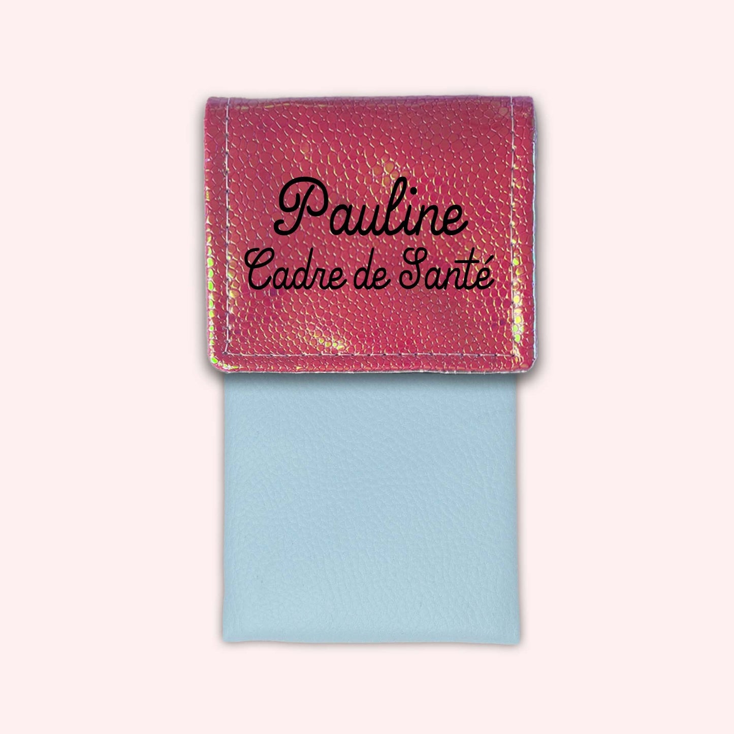 Holo Dark Pink Magnetic Pouch