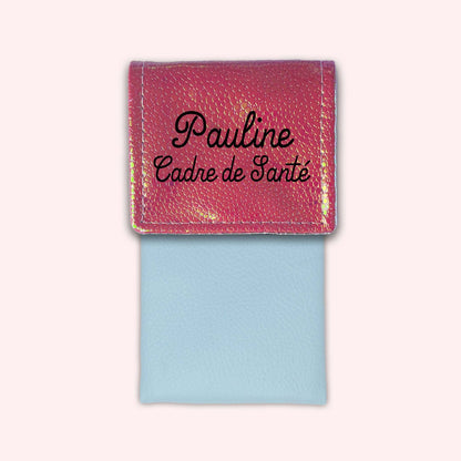 Holo Dark Pink Magnetic Pouch
