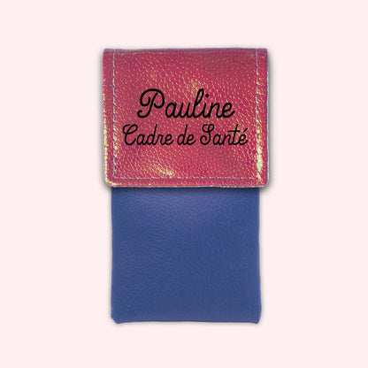 Holo Dark Pink Magnetic Pouch