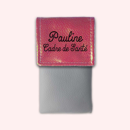 Holo Dark Pink Magnetic Pouch