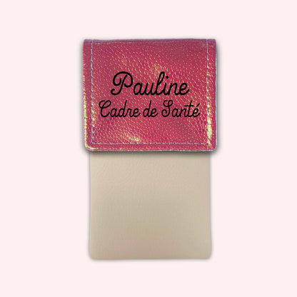 Holo Dark Pink Magnetic Pouch