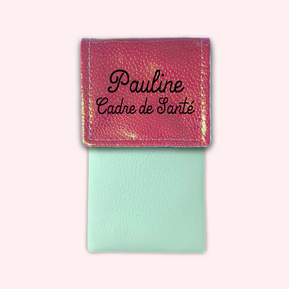 Holo Dark Pink Magnetic Pouch