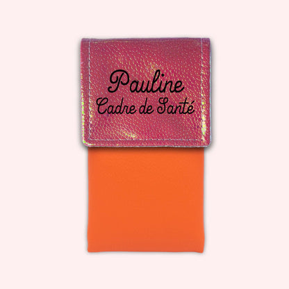 Holo Dark Pink Magnetic Pouch
