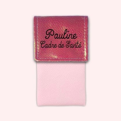 Holo Dark Pink Magnetic Pouch