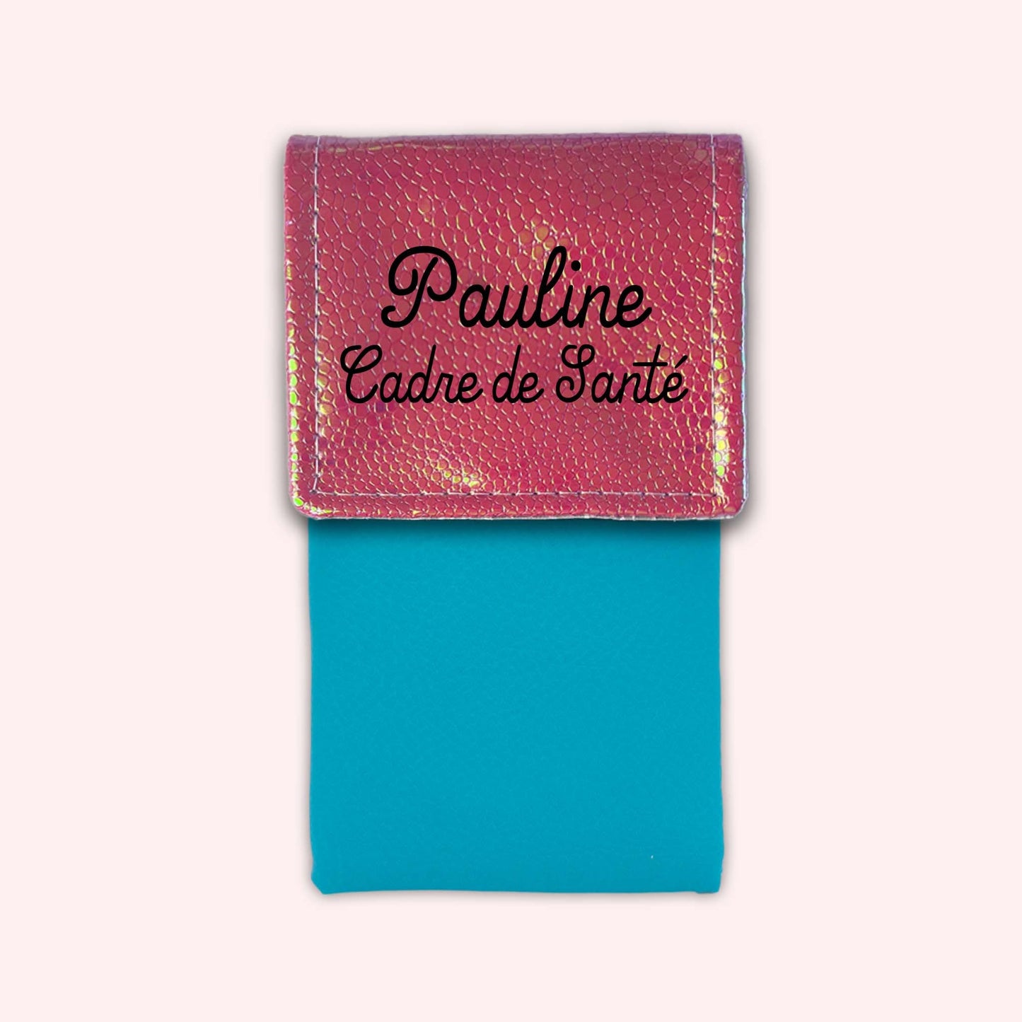 Holo Dark Pink Magnetic Pouch
