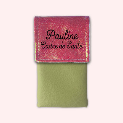 Holo Dark Pink Magnetic Pouch