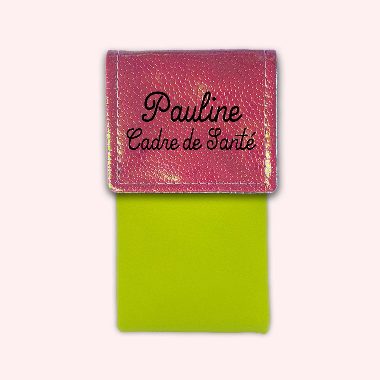 Holo Dark Pink Magnetic Pouch