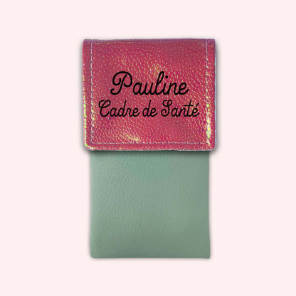 Holo Dark Pink Magnetic Pouch