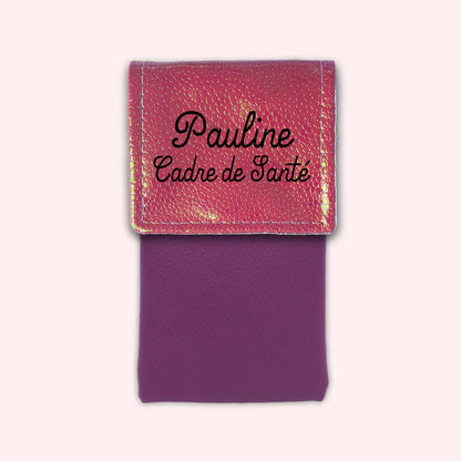 Holo Dark Pink Magnetic Pouch