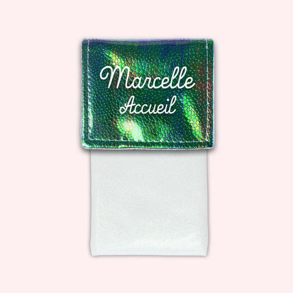 Holo Green Magnetic Pouch