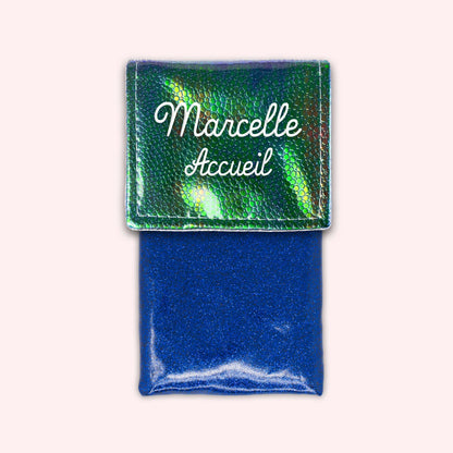 Holo Green Magnetic Pouch