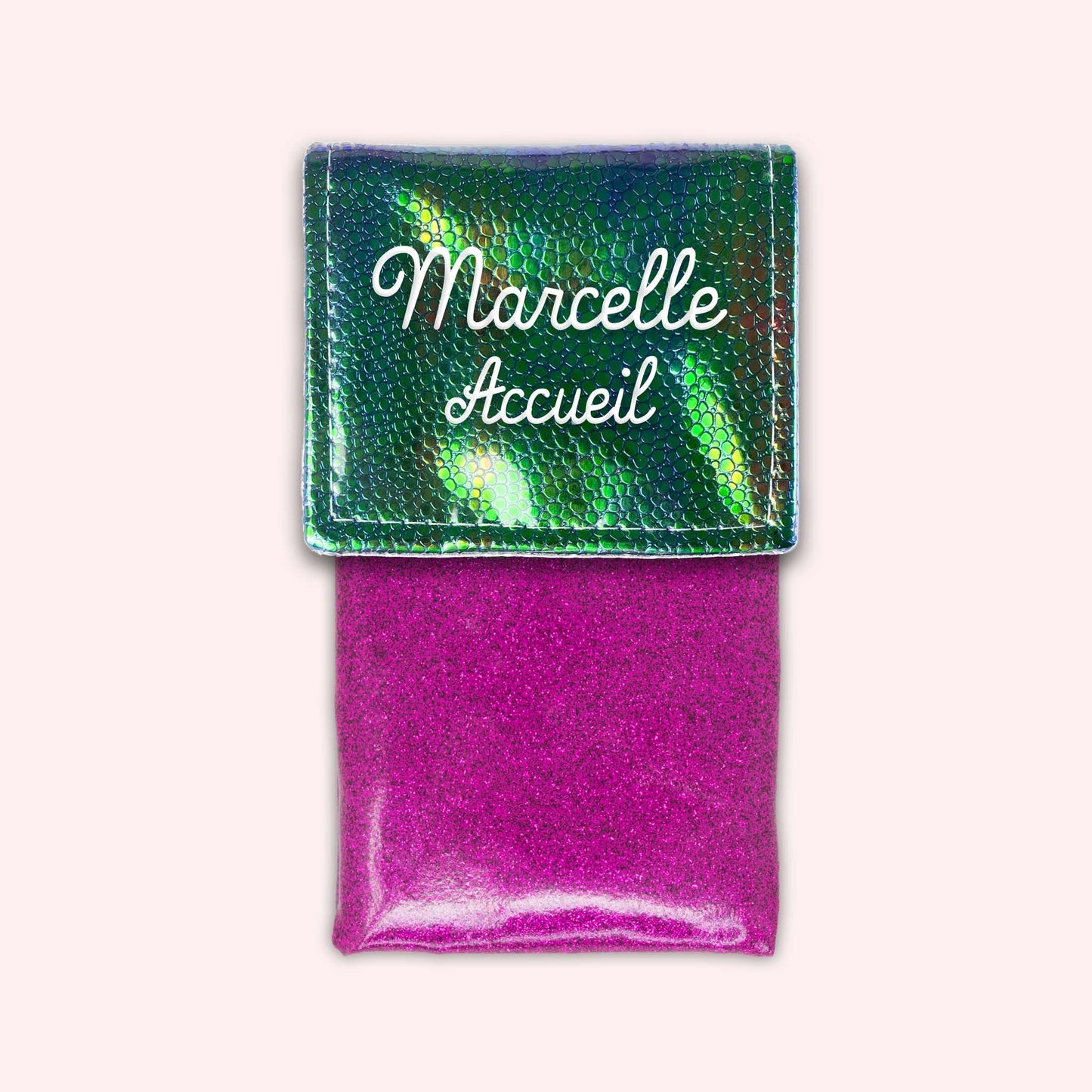 Holo Green Magnetic Pouch