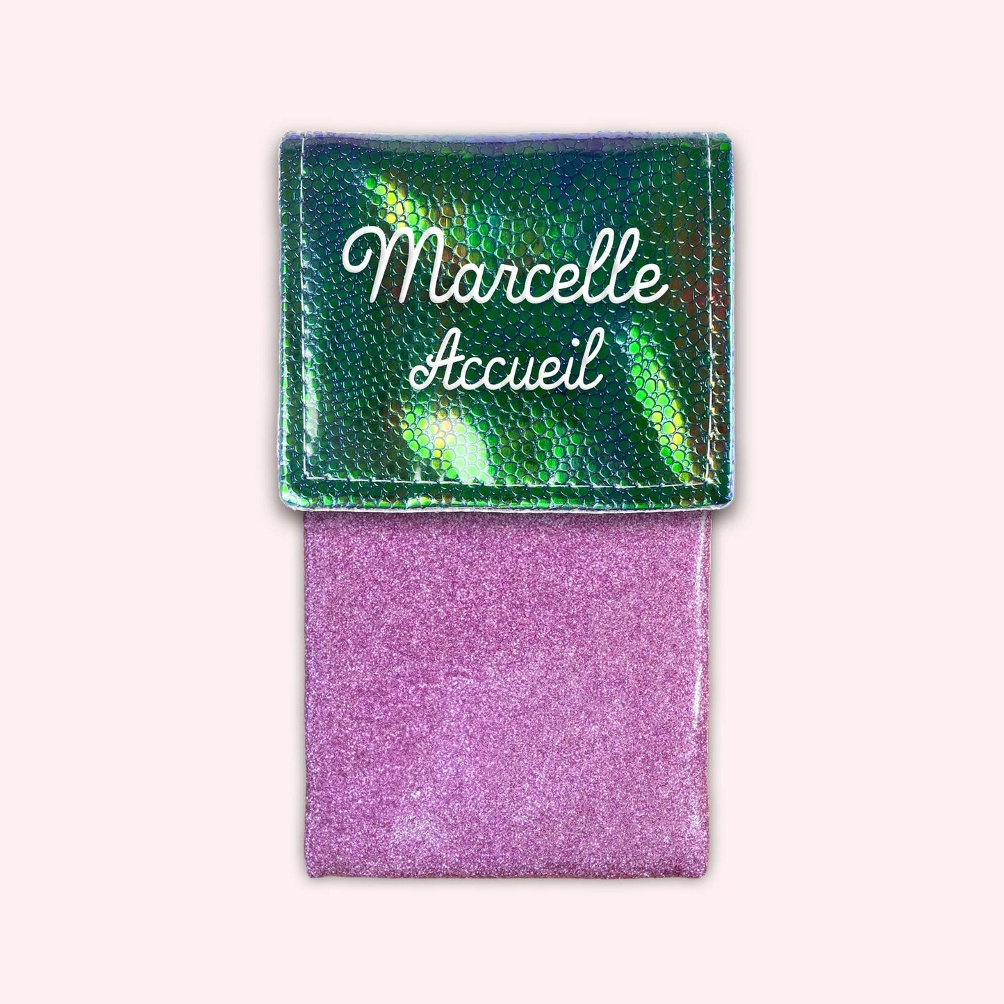 Holo Green Magnetic Pouch