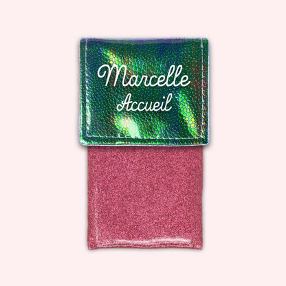 Holo Green Magnetic Pouch