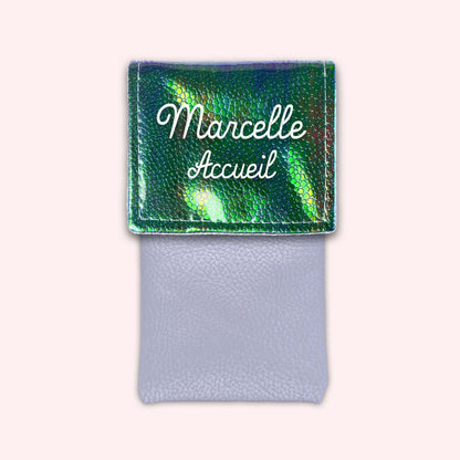Holo Green Magnetic Pouch