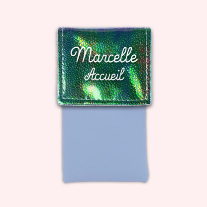 Holo Green Magnetic Pouch