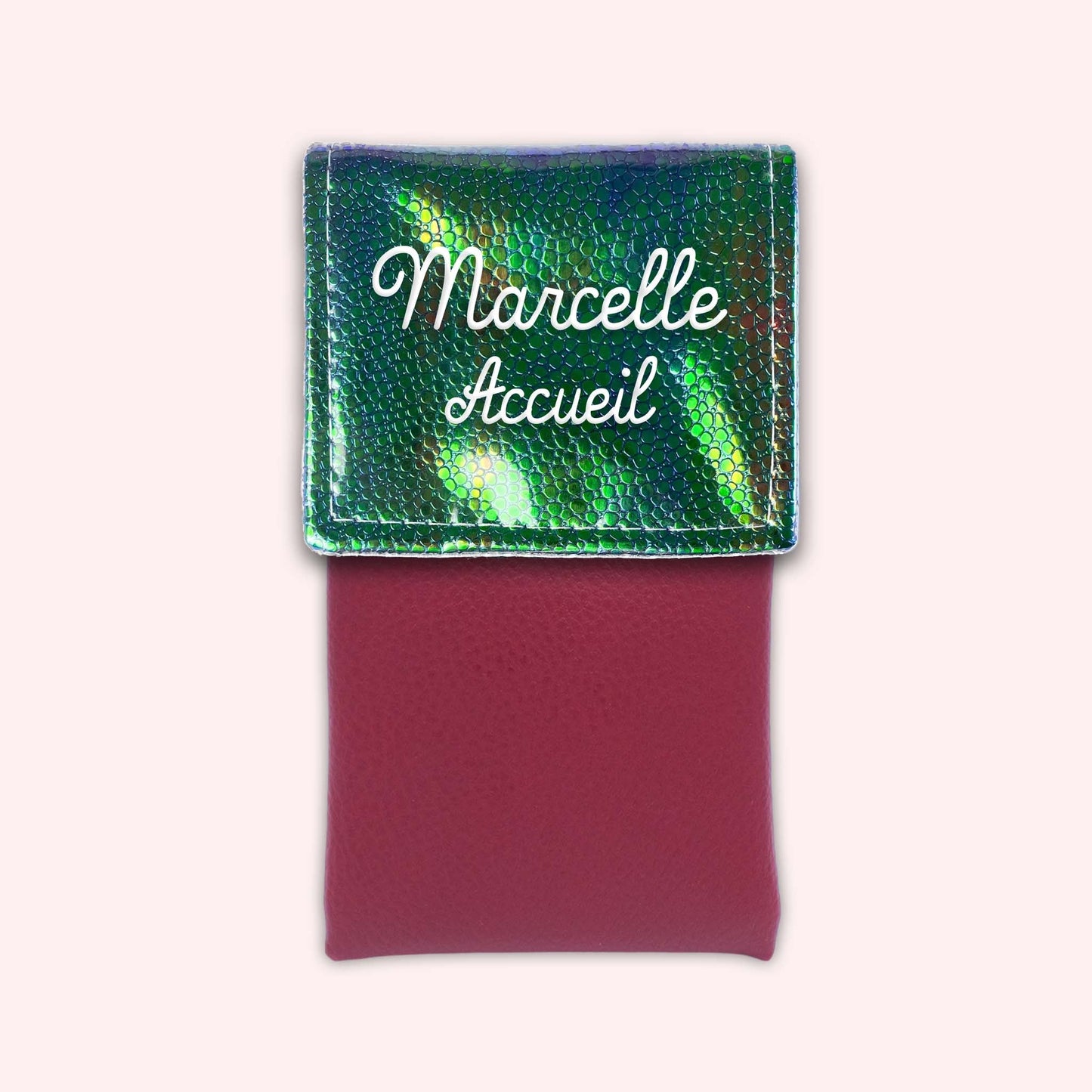 Holo Green Magnetic Pouch