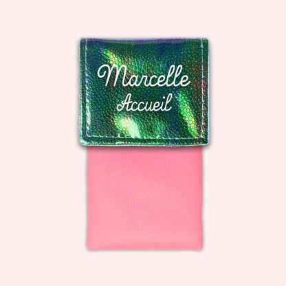 Holo Green Magnetic Pouch