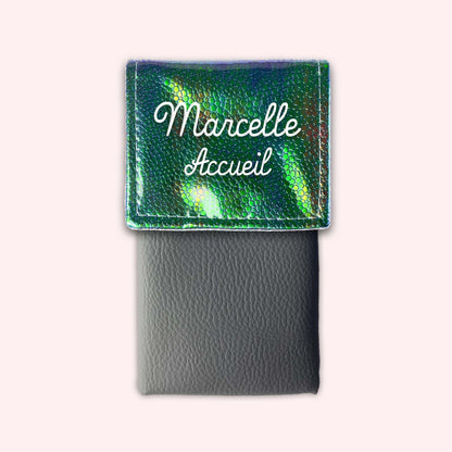 Holo Green Magnetic Pouch