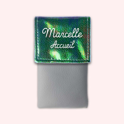 Holo Green Magnetic Pouch